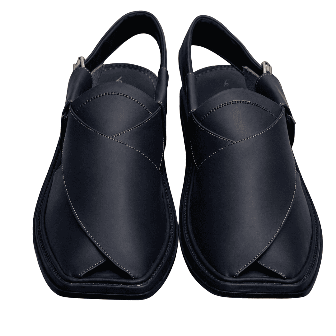 Smart Zalmi Pure Peshawari Chappal – Handmade Premium Leather Blue (PURE PESHAWARI)